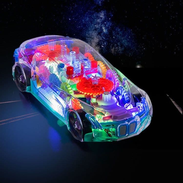 3D Transparent LED Lighting Car 5
