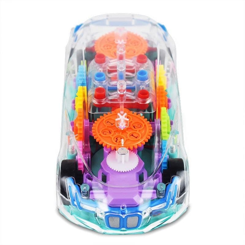 3D Transparent LED Lighting Car 3